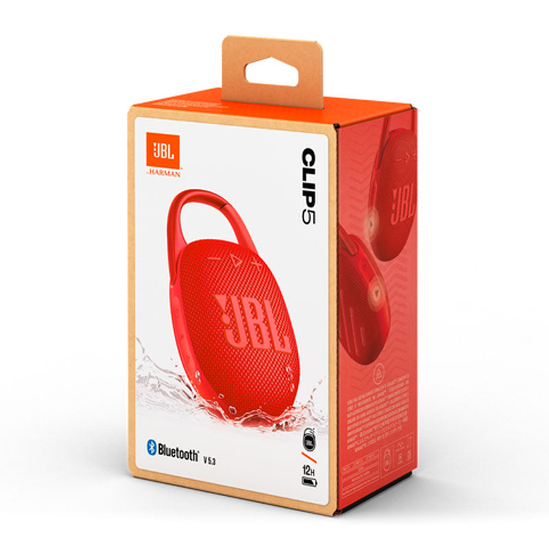 JBL CLIP 5 Waterproof Wireless Speaker - Red