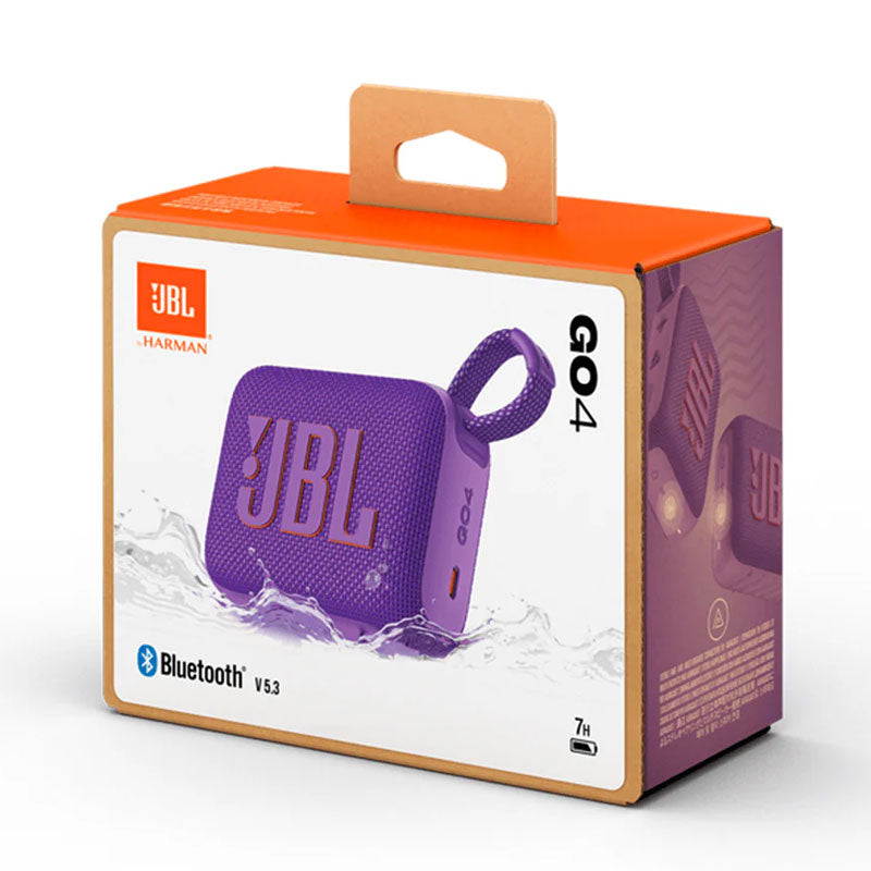 JBL GO 4 Waterproof Wireless Speaker - Purple