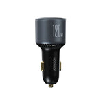 JoyRoom JR-CCN07 Car Charger 120W 3-Ports + Cable Type-C To Type-C - Black
