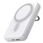 JoyRoom Jr-W050 Mini Power Bank 15W Wireless 10000mAh With Ring Holder - White