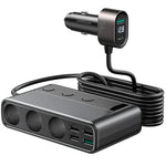Joyroom JR-CL06 3-IN-1 Car Charger 154W Lighter Adapter with 3 Sockets + 6 Ports