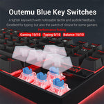 Redragon Keyboard Wired Gaming Mechanical K552 - Blue