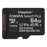 Kingston Memory 64GB Canvas Select Plus 100MB/S SDCS3