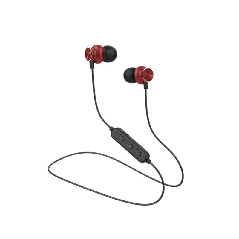 Kisonli A2 Earphone Sport Wireless - Black * Red
