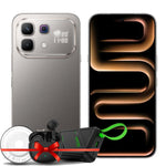 Infinix , Note 60 PRO , 5G , X6878 , 12GB RAM - 256GB , Mist Titanium (POWER BANK+WIRELESS CHARGER)
