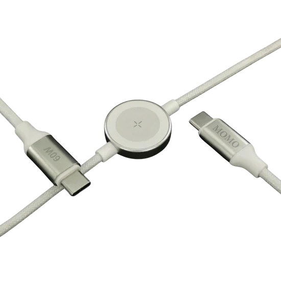 MOMO MO-011026 USB Type-C to USB Type-C Fast Charging Cable 1.2M – White