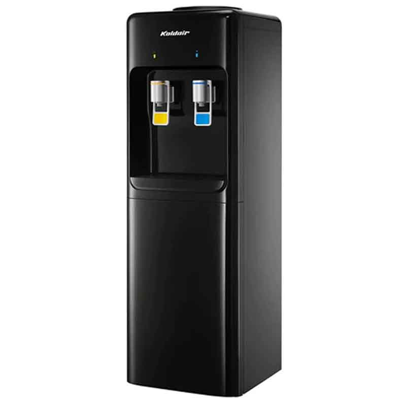 Koldair Water Dispenser 2 Nozzles Cold And Normal Water , Black - KWD CB