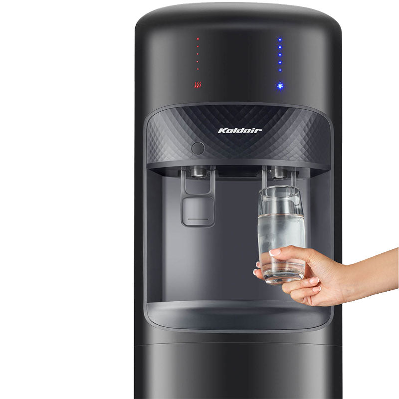 Koldair Water Dispenser Hot & Cold , 2 Taps, Black - A3.1