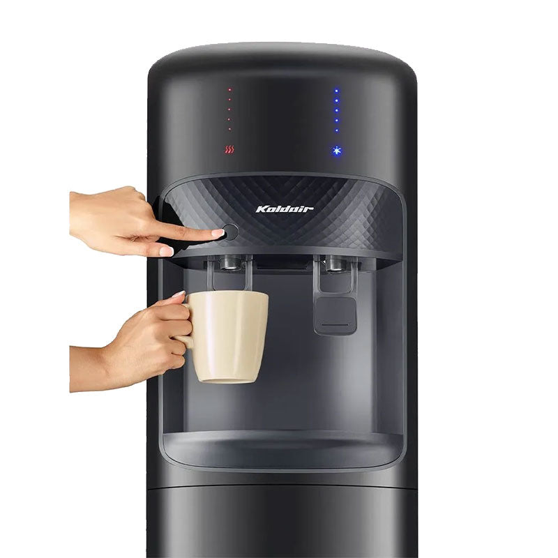 Koldair Water Dispenser Hot & Cold , 2 Taps, Black - A3.1