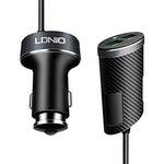 LDNIO C502 4 USB Port Adapter 5.1A Car Charger