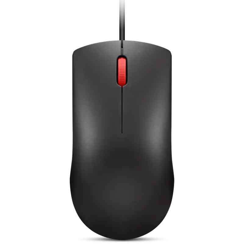 Lenovo 120 Wired Mouse, Black - MS-370OU
