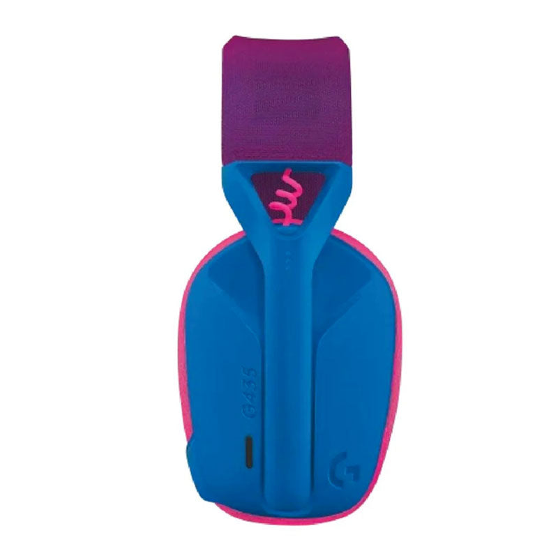 Logitech G435 Wireless Lightspeed Headset - Stereo - Blue And Raspberry