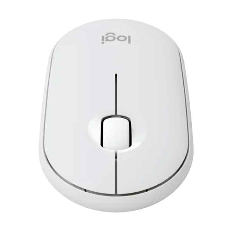 Logitech Silent Mouse Wireless , White - M350S