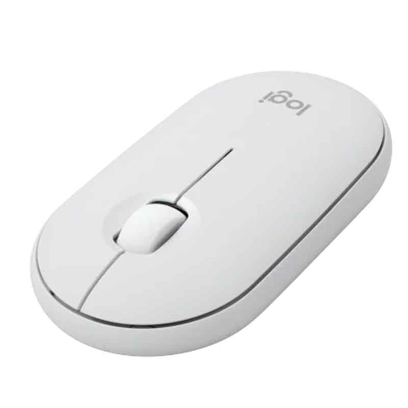 Logitech Silent Mouse Wireless , White - M350S