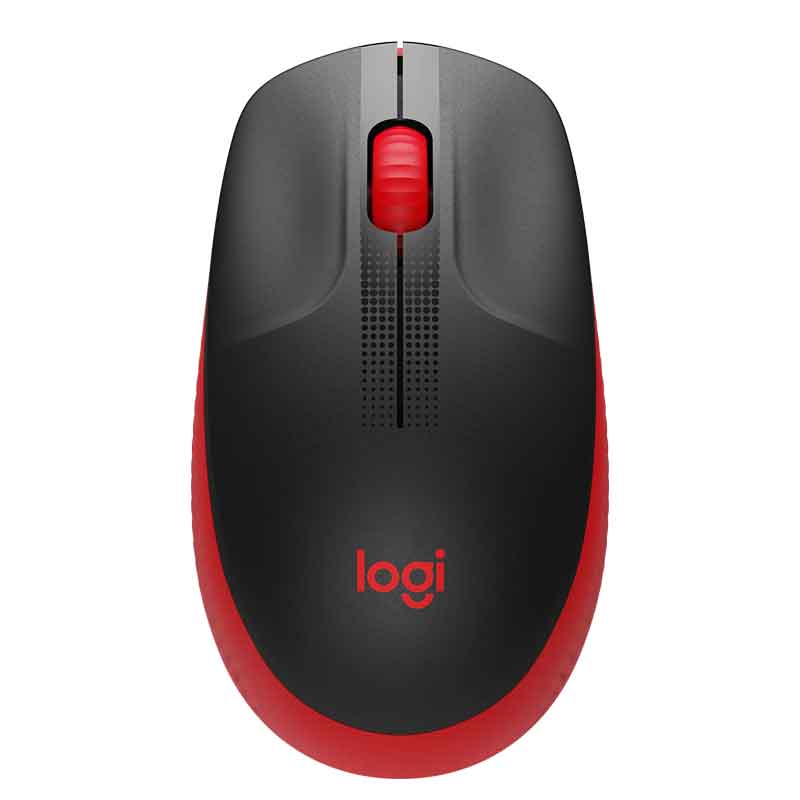 Logitech Wireless Mouse M190 - Red