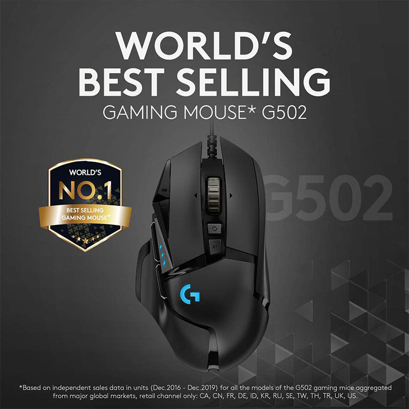Logitech Mouse HERO High Performance Gaming G502