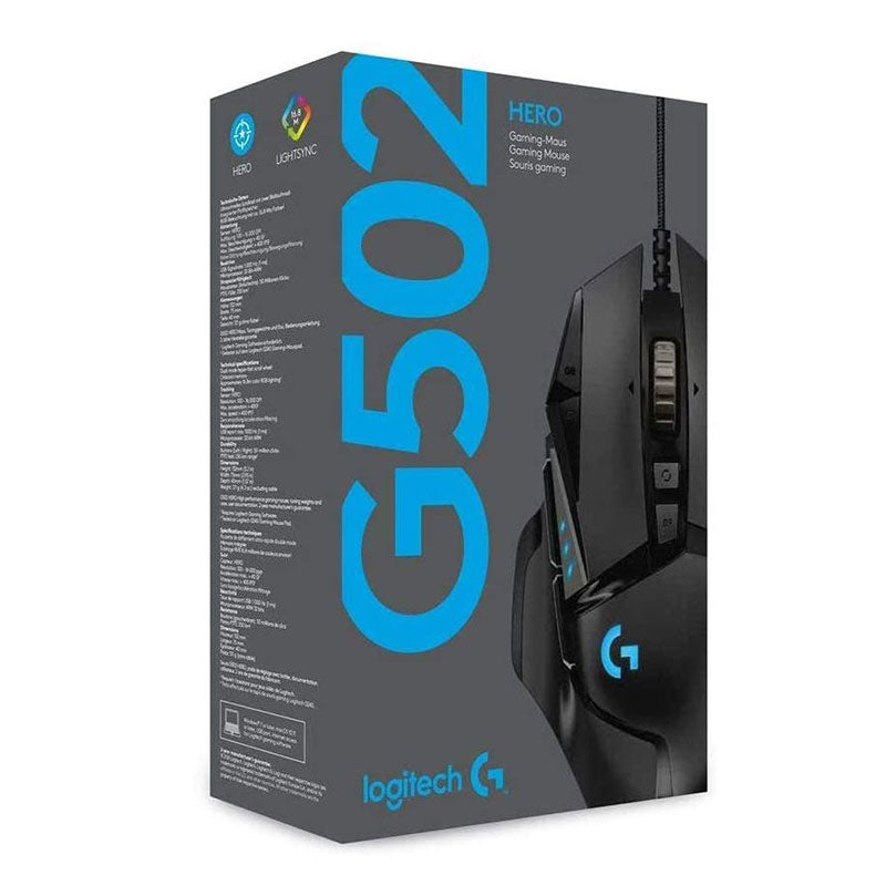 Logitech Mouse HERO High Performance Gaming G502