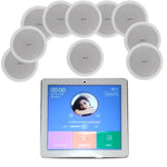 Master Amplifier 425TC Touch Screen ( 100 W ) 4 Ports + 10 Master Speaker 606LmC (6 W) in 18cm