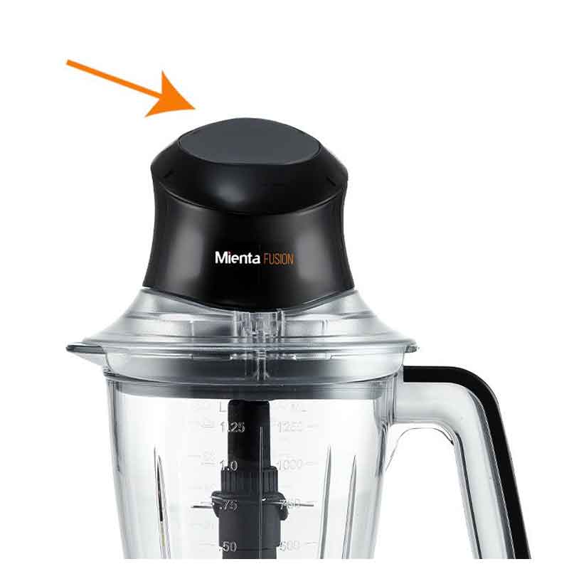 Mienta Fusion Chopper, 550W, 1.5L , Black - CH23228A