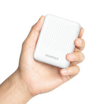 MOMAX Q.Mag Minimal2 10000mAh Magnetic Wireless Power Bank - White