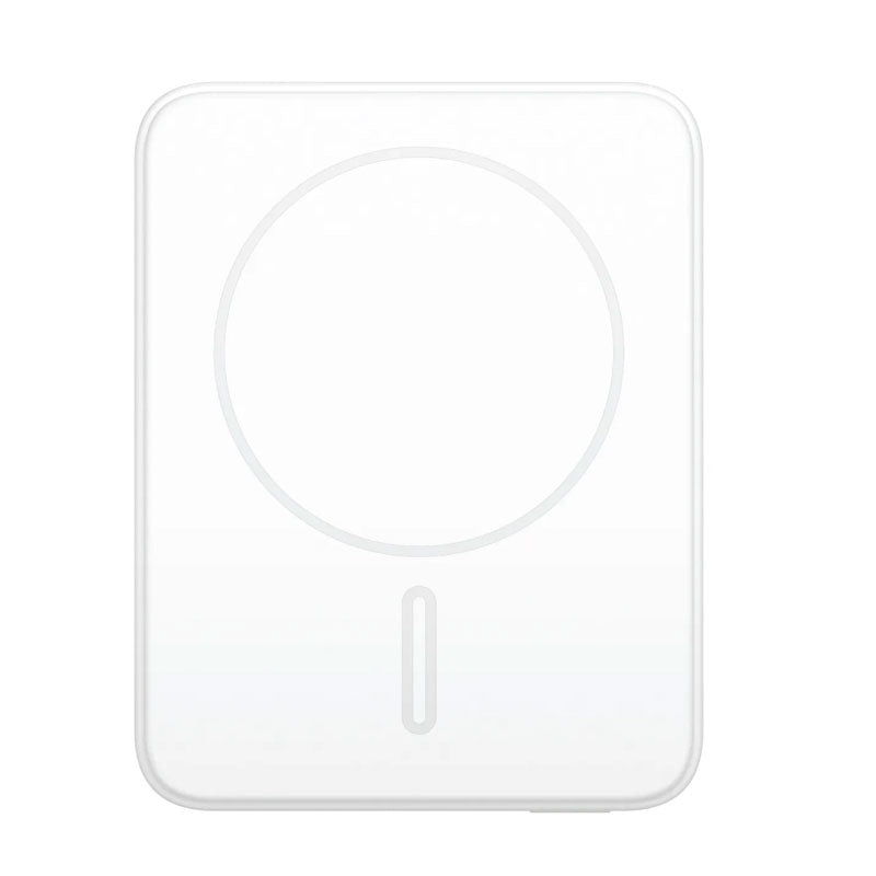 MOMAX Q.Mag Minimal2 10000mAh Magnetic Wireless Power Bank - White
