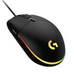Logitech Mouse Gaming Wired G102 - Black