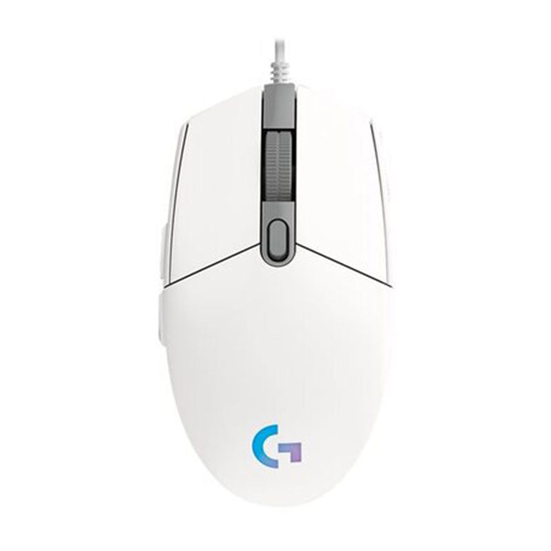 Logitech Mouse Gaming Wired G102 - White