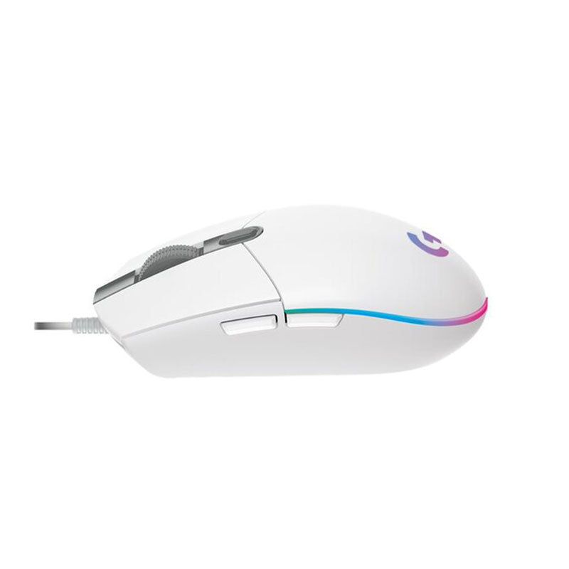 Logitech Mouse Gaming Wired G102 - White