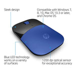 Hp Mouse Wireless Optical Z3700 - Blue