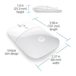 Hp Mouse Wireless Optical Z3700 - White