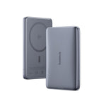 Baseus Power Bank, 10000mAh, 27W Fast Charging, Ultra Slim Magnetic - Black