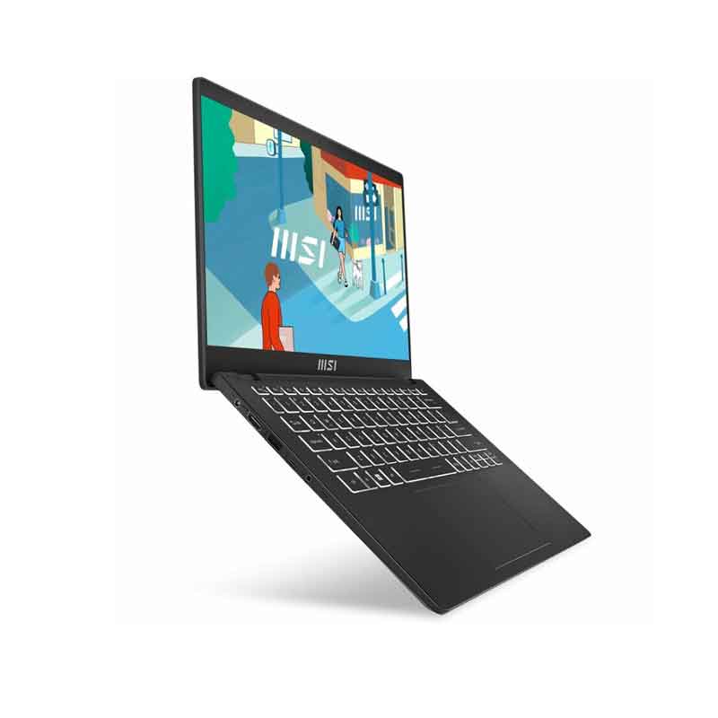 
MSI Modern 14 C12MO Intel® Core™i3-1215U RAM 8GB ,256 GB , UHD , 14" FHD - Black
