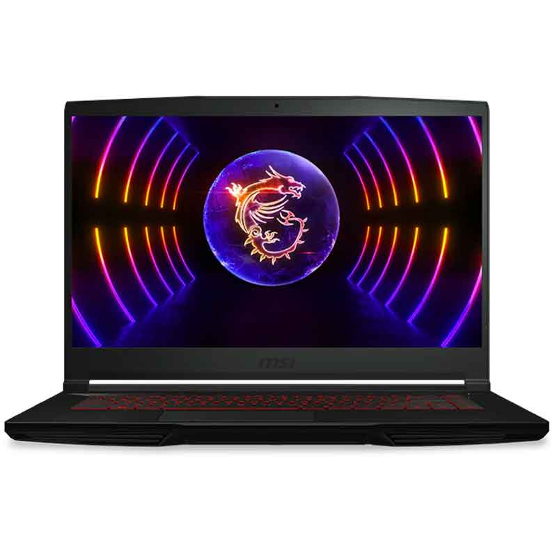 MSI Thin GF63 12UCX Intel® Core™ i5-12450H  RAM 8GB , 512 SSD , RTX 2050 , 15.6" FHD - Black