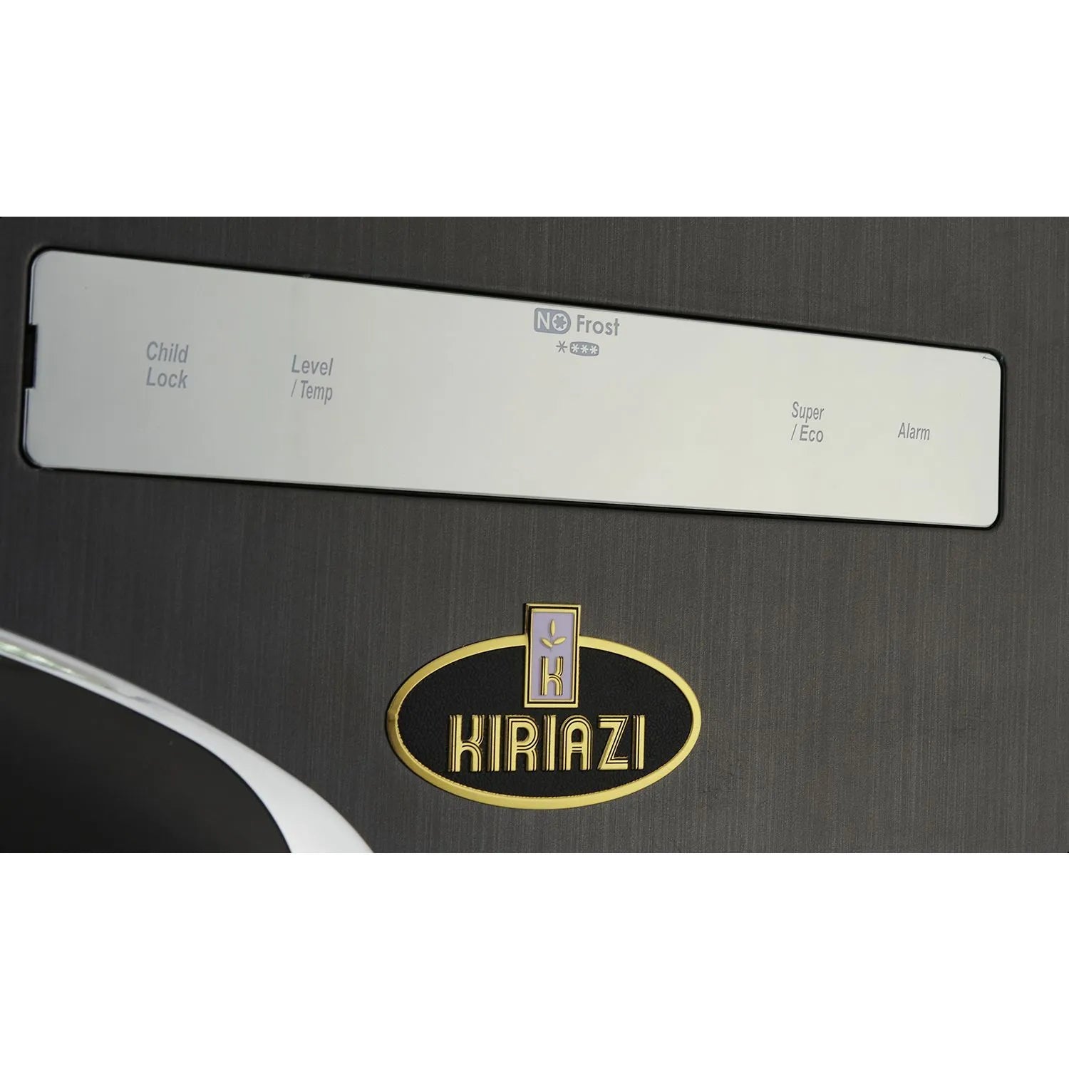 Kiriazi Digital No Frost Refrigerator, 370 Liter , KH370LN - Black