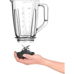 Moulinex Electric  Blender, 800 Watt, 2 Litre, 2 Speeds, Grinder and Grater, LM4231EG - White