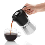 Arzum Okka Rich Moka Pot Turkish Coffee Maker, OK0027 - Black*Silver