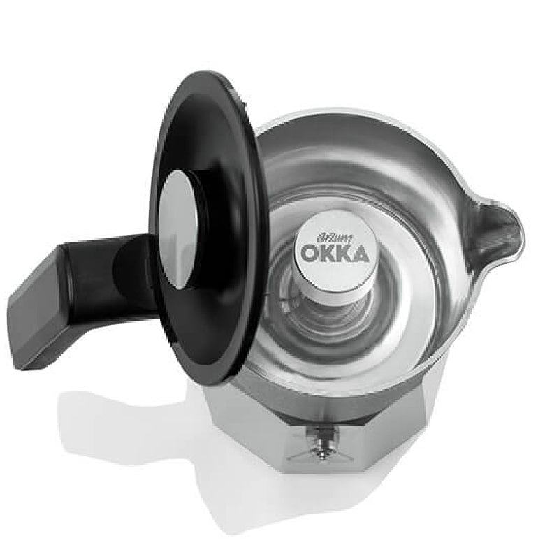Arzum Okka Rich Moka Pot Turkish Coffee Maker, OK0027 - Black*Silver