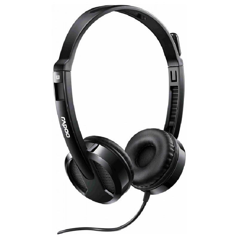 Rapoo H100 Wired Stereo Headset - Black