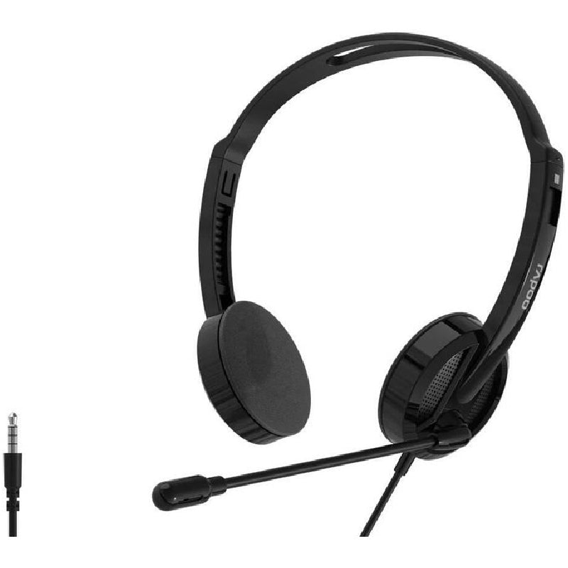 Rapoo H101 Wired Stereo Headset - Black