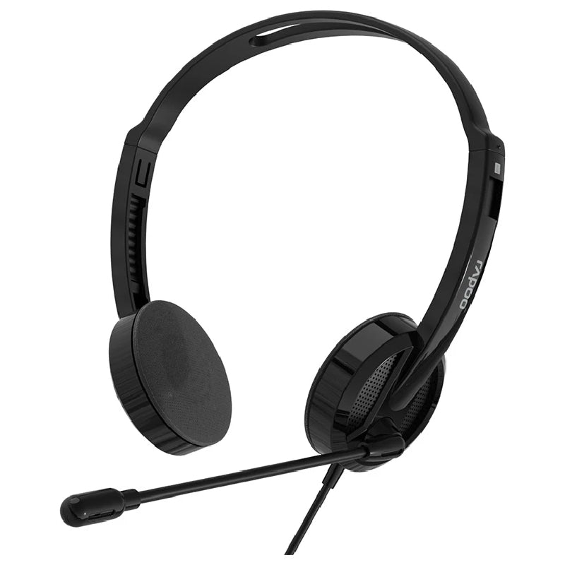 Rapoo H102 Wired Stereo Headset - Black