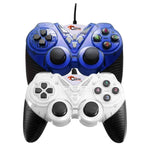 Cougar Double Gamepad Wired Double Controller, 9082 - White & Blue 