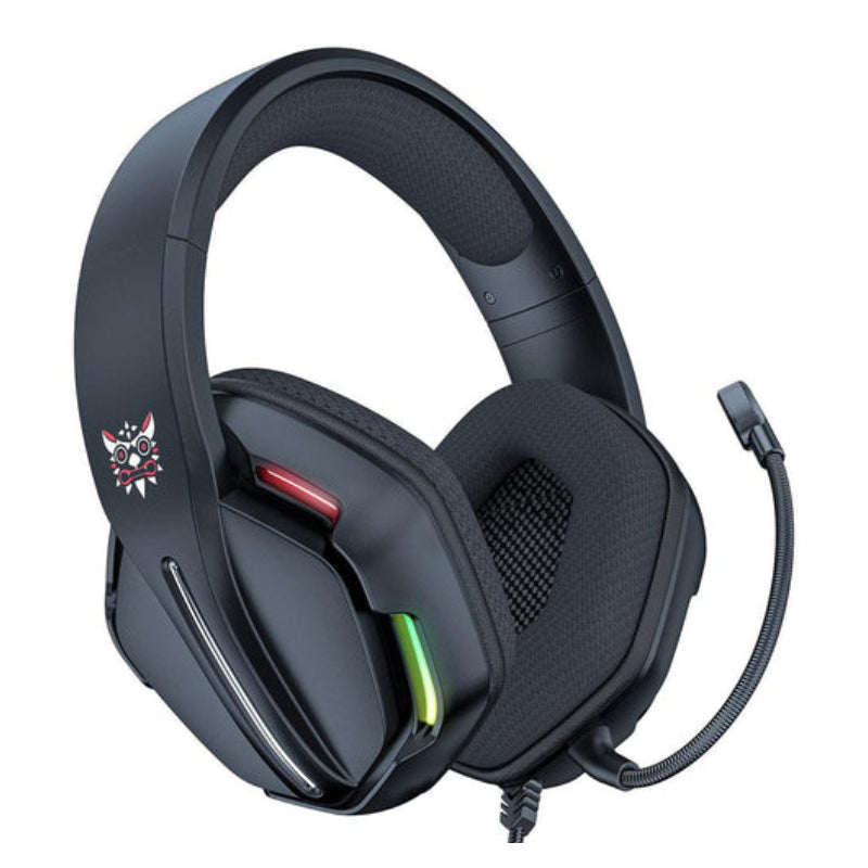 Onikuma X27 Professional Wired Gaming Headset, Microphone, LED Light - Black