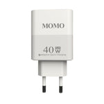 Momo Mini Fast Charger Turbo Fast 40W 066602 - White
