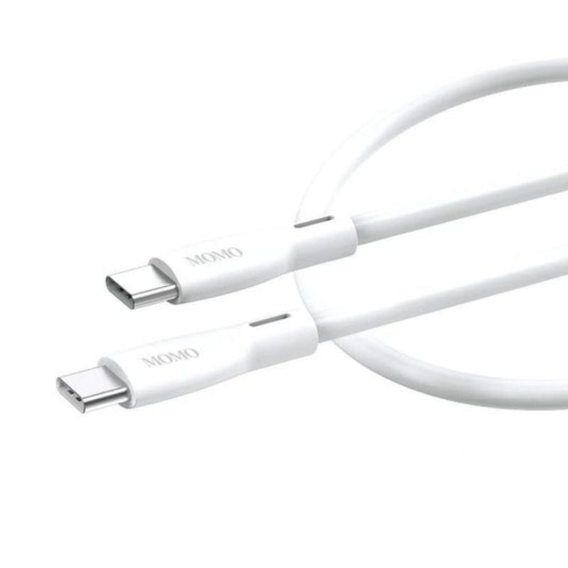 Momo Cable 60W Type-C to Type-C 1.M, MO-011102 - White 