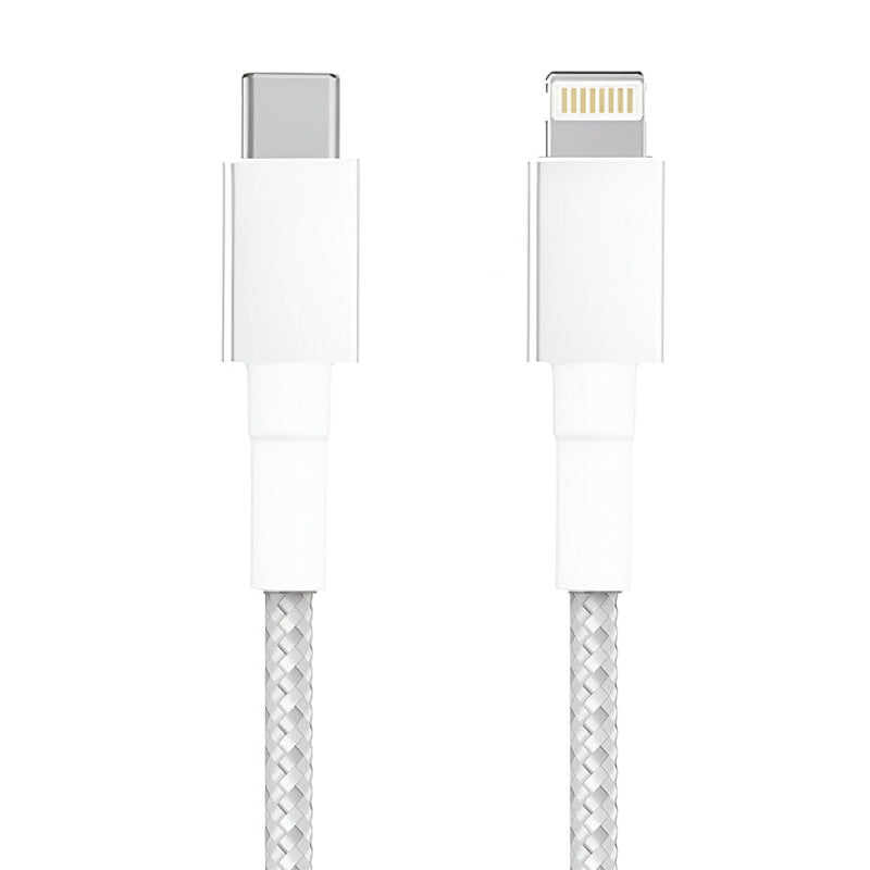 Momo Type-C To Lightning Cable 30W Fast Charging 1.2m, MO-011011 - White