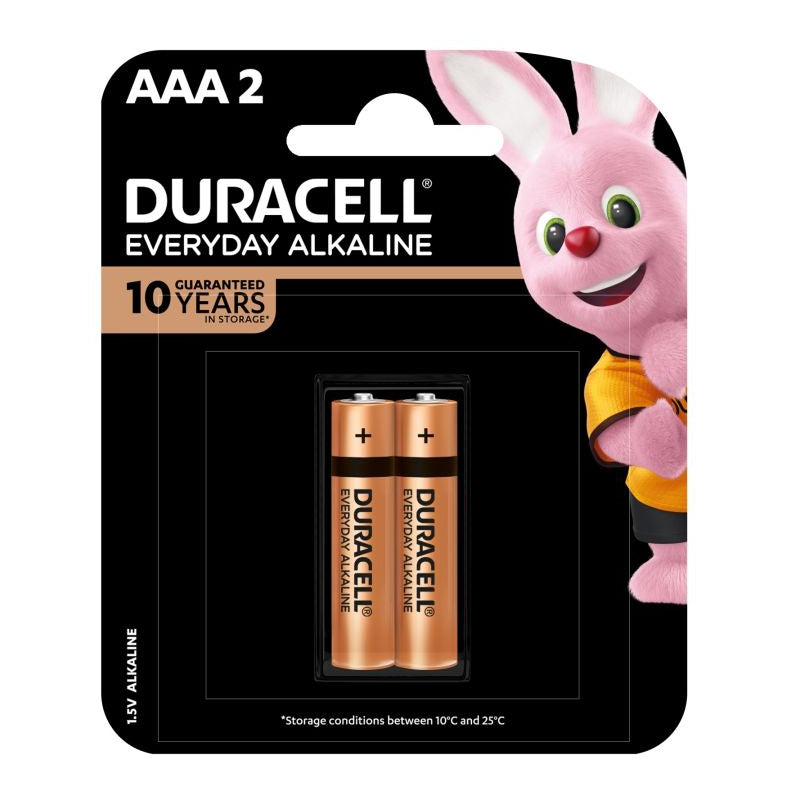 Duracell Battery (AAA ) (2s Pack) Everyday Alkaline 