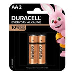 Duracell Battery (AA ) (2s Pack) Everyday Alkaline 
