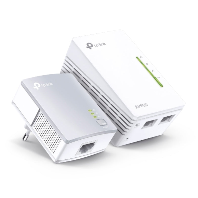 TP-Link AV600 Powerline Wi-Fi Kit, TL-WPA4220KIT - White