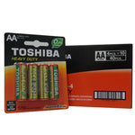 Toshiba pilas 4 u. AA Carbon Zinc R6KE BP-4 1.5V 