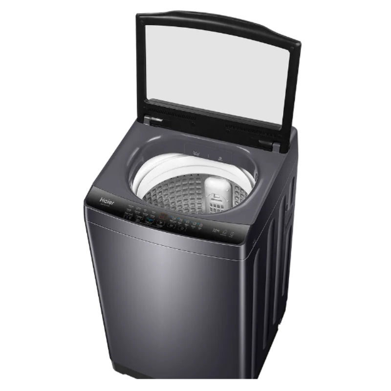 Haier Washing Machine 10kg Top Load, HWM100-316S8 - Dark Silver